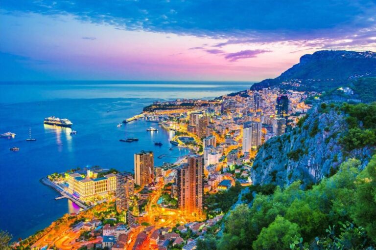 Monaco, Monte Carlo, Eze Landscape Day & Night Private Tour