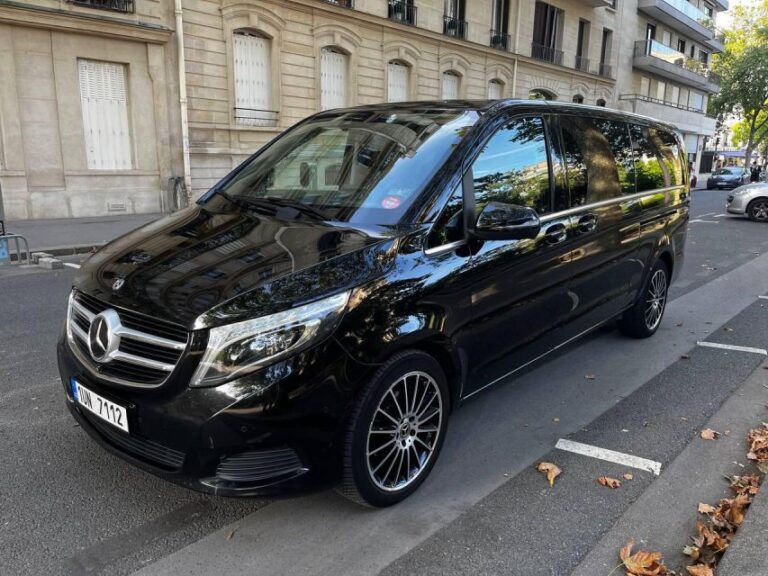 Paris: Private Chauffeur Service – Hourly Service Options