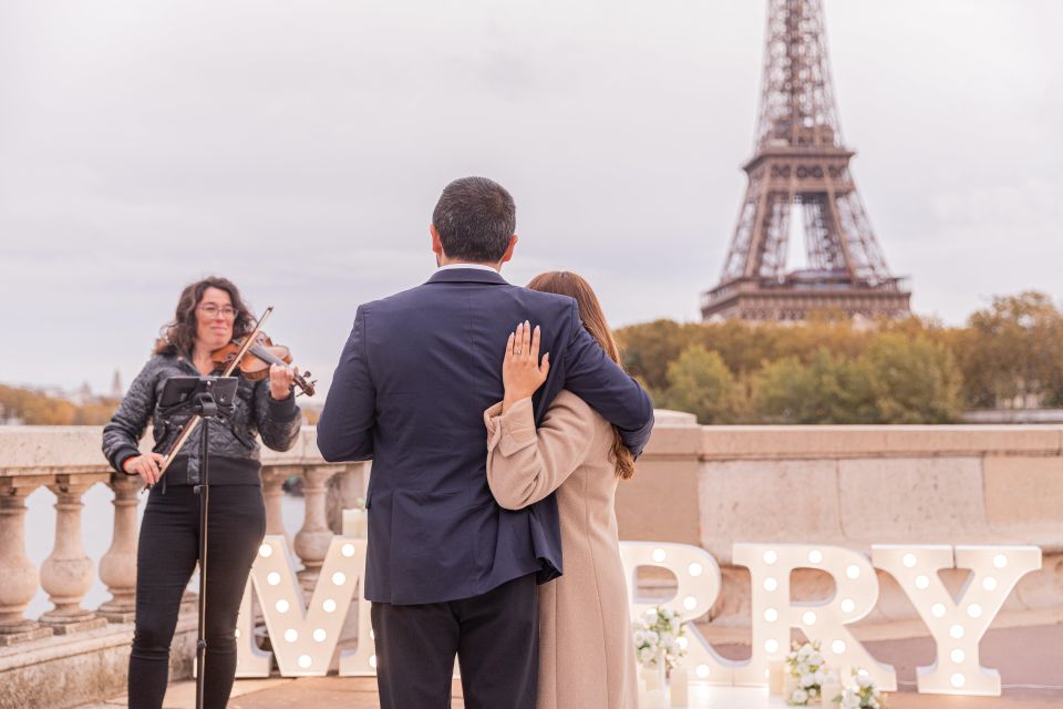 Proposal Marry Me - Big Letters - Paris Proposal Planner - Proposal Highlights