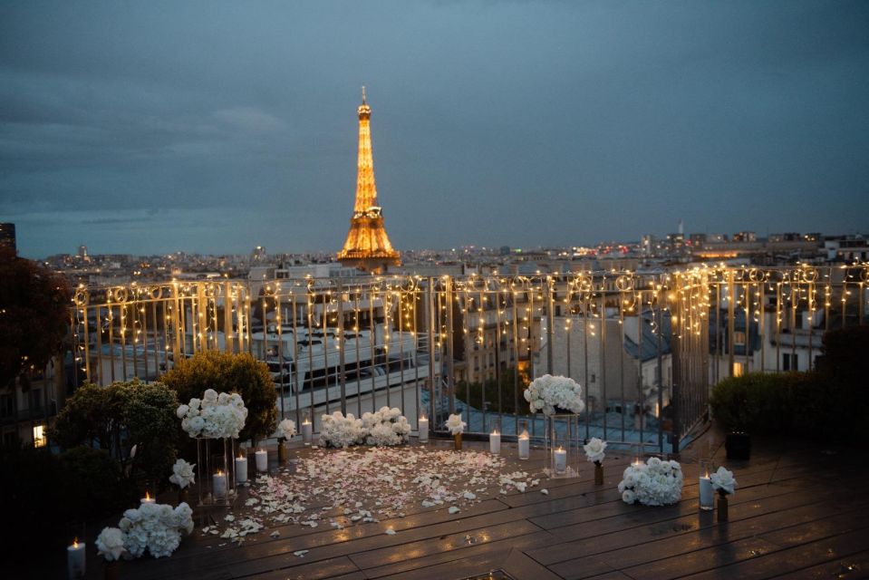 Wedding Proposal on a Parisian Rooftop With 360° View - Reservation Information