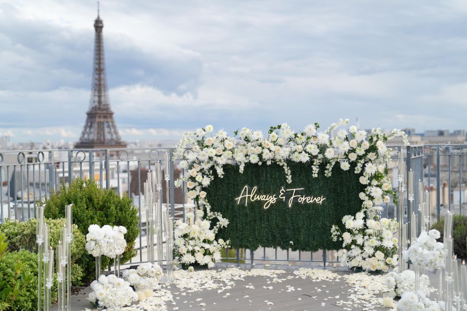 Wedding Proposal on a Parisian Rooftop With 360° View - Recap