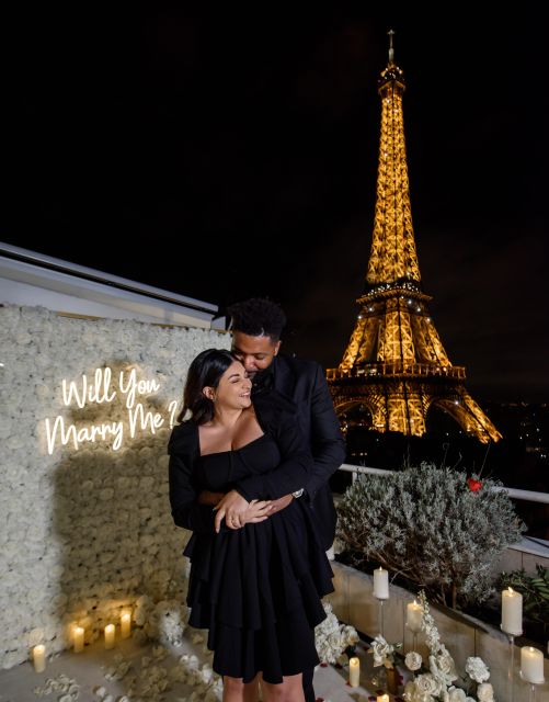 Romantic Eiffel Proposal on Enchanted Private Terrace - Venue Description and Proposal Setup